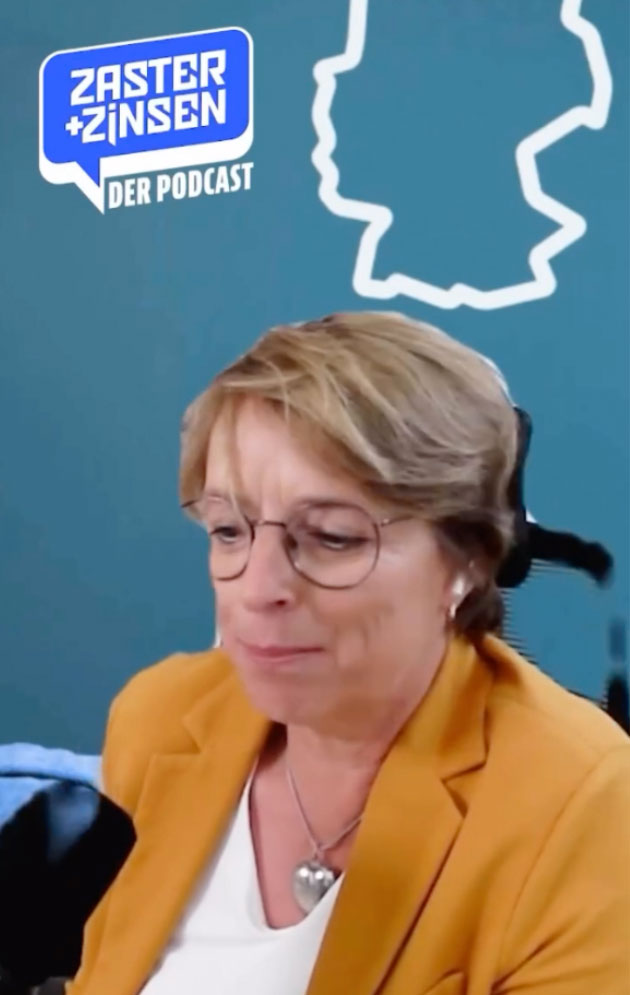 Simone Bille im Podcast von Zaster + Zinsen